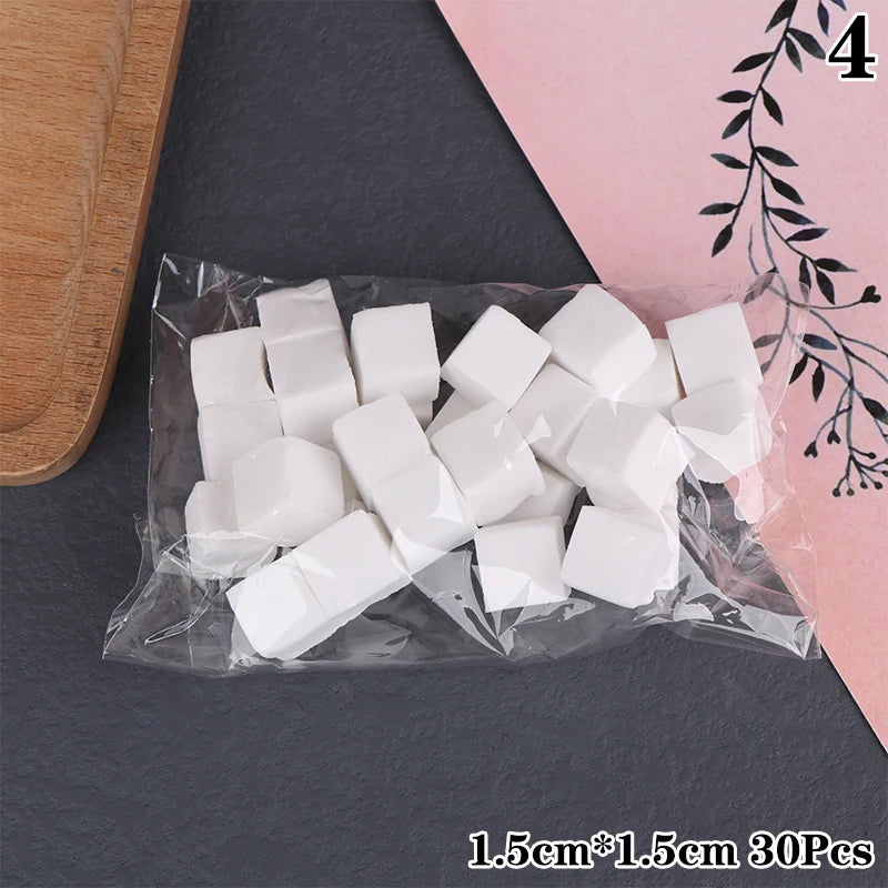 20/30/50/100Pcs 1/1.5cm Soft Sponges Gradient Nail Art Stamper Tools Color Fade Manicure DIY Creative Nail Accessories