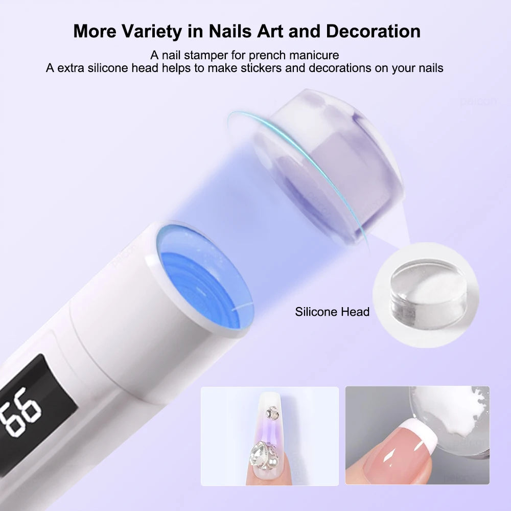 UV LED Nail Lamp Portable Nail Drying Lamp Stand Lamp Nail Art Mini UV Light For Nails LED Lamp for Professional Nails Dryer