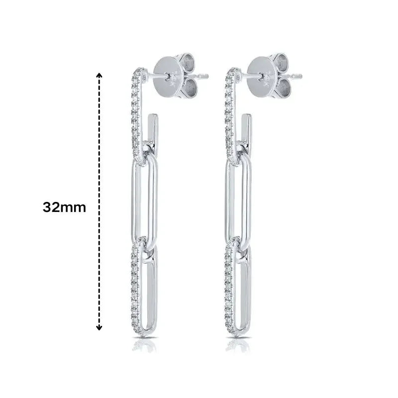 925 Sterling Silver Ear Needle White Zircon Silver Series Earrings ins Tassel Pendant Hoop Earrings For Women Advanced Jewelry