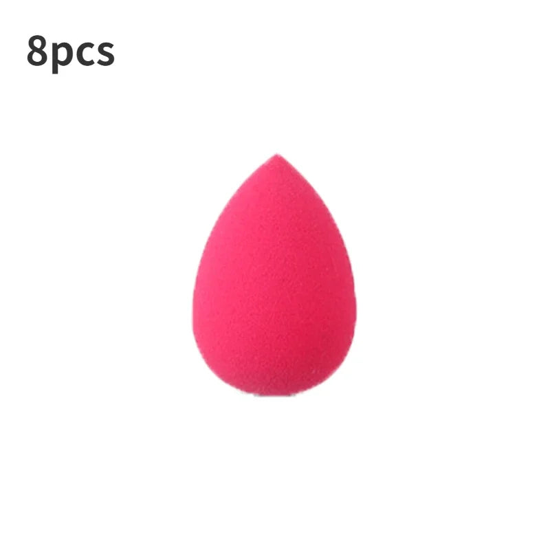 7Pcs/Set Makeup Sponge Set Face Beauty Cosmetic Powder Puff for Foundation Cream Concealer Make Up Blender Tools Makeup Sponge