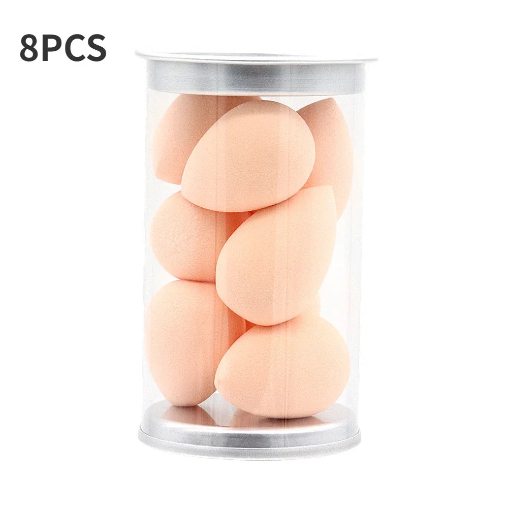 7Pcs/Set Makeup Sponge Set Face Beauty Cosmetic Powder Puff for Foundation Cream Concealer Make Up Blender Tools Makeup Sponge