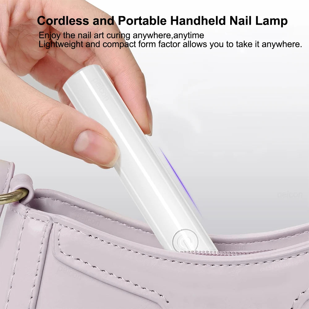 UV LED Nail Lamp Portable Nail Drying Lamp Stand Lamp Nail Art Mini UV Light For Nails LED Lamp for Professional Nails Dryer