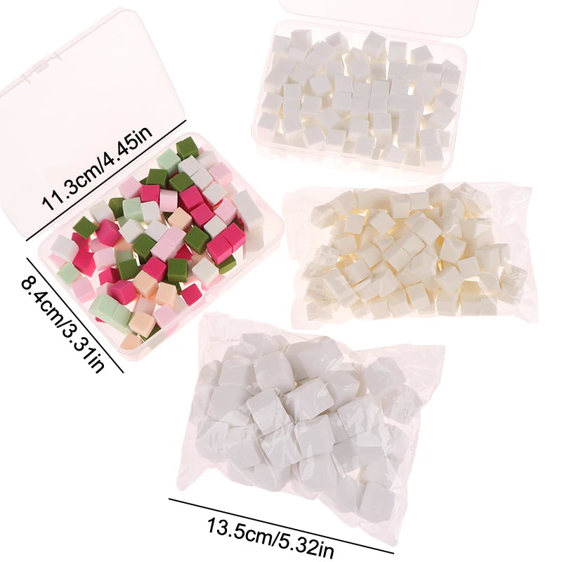 20/30/50/100Pcs 1/1.5cm Soft Sponges Gradient Nail Art Stamper Tools Color Fade Manicure DIY Creative Nail Accessories