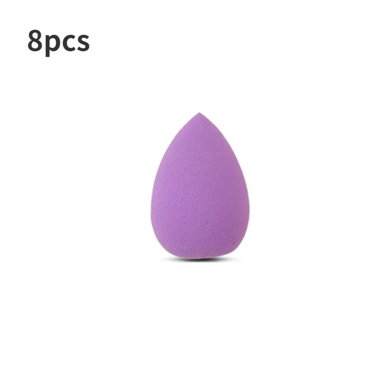 7Pcs/Set Makeup Sponge Set Face Beauty Cosmetic Powder Puff for Foundation Cream Concealer Make Up Blender Tools Makeup Sponge